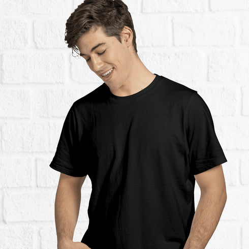 Black Plain T-shirt