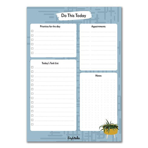 Do This Today Memo Notepad