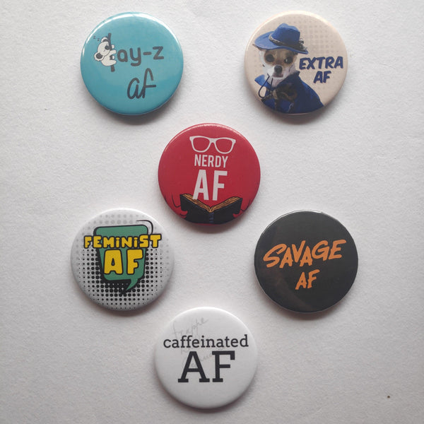 AF Badges - Pack of 6 - Styletadka