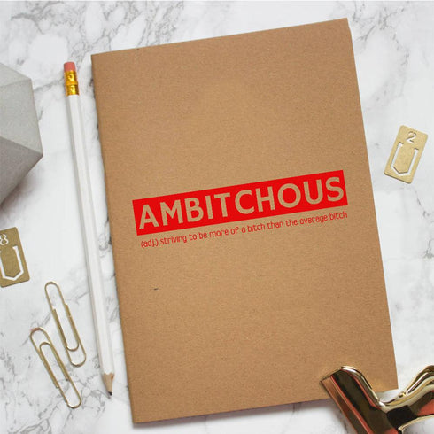 Ambitchous Kraft Notebook - Styletadka