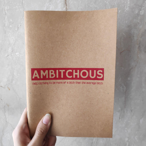 Ambitchous Kraft Notebook