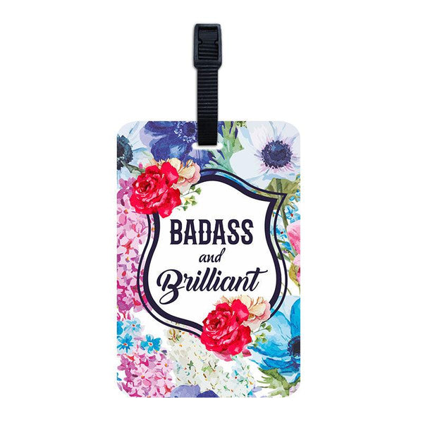 Badass and Brilliant Luggage Tag - Styletadka