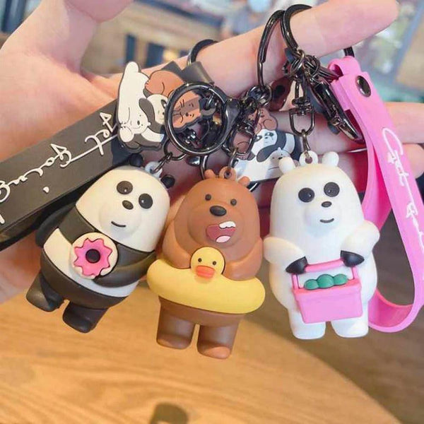 Bare Bear 3D Keychain - Styletadka