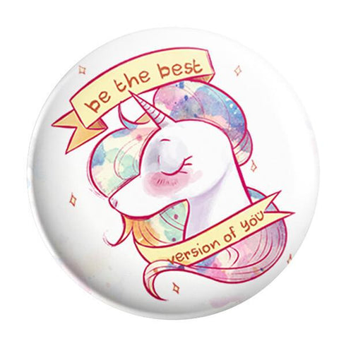 Best Version Unicorn Badge Magnet - Styletadka