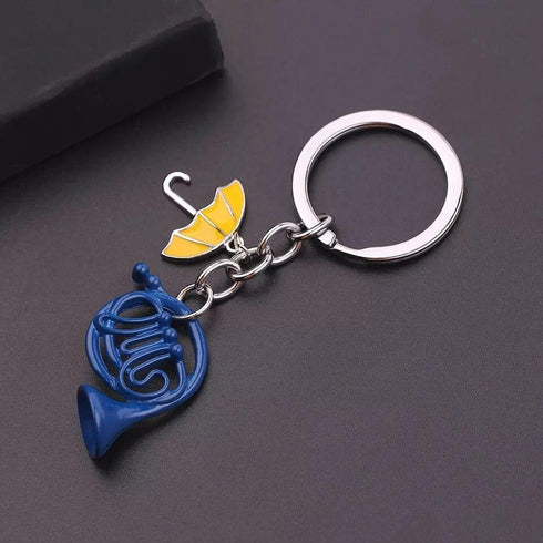 Blue French Horn HIMYM Keychain - Styletadka