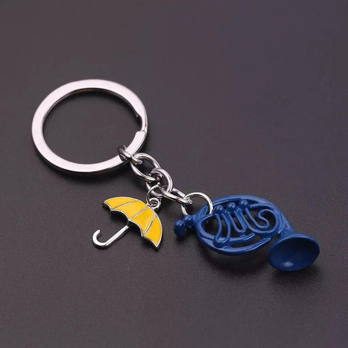 Blue French Horn HIMYM Keychain - Styletadka