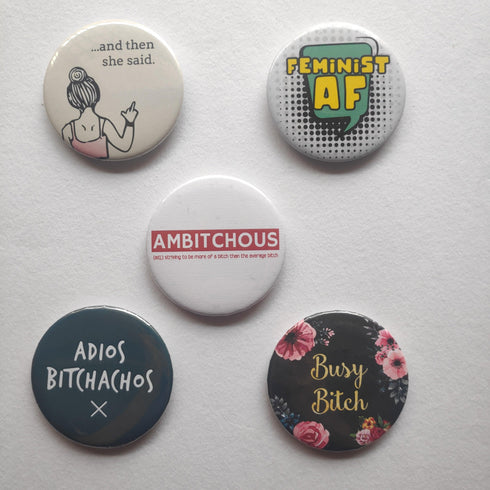 Bold Girl Boss Badges - Pack of 5 - Styletadka