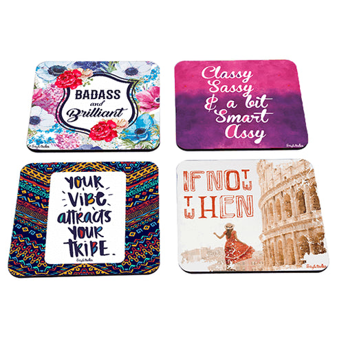 Boss Girl Coaster Set