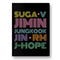 BTS Character Names Pocket Diary - Styletadka