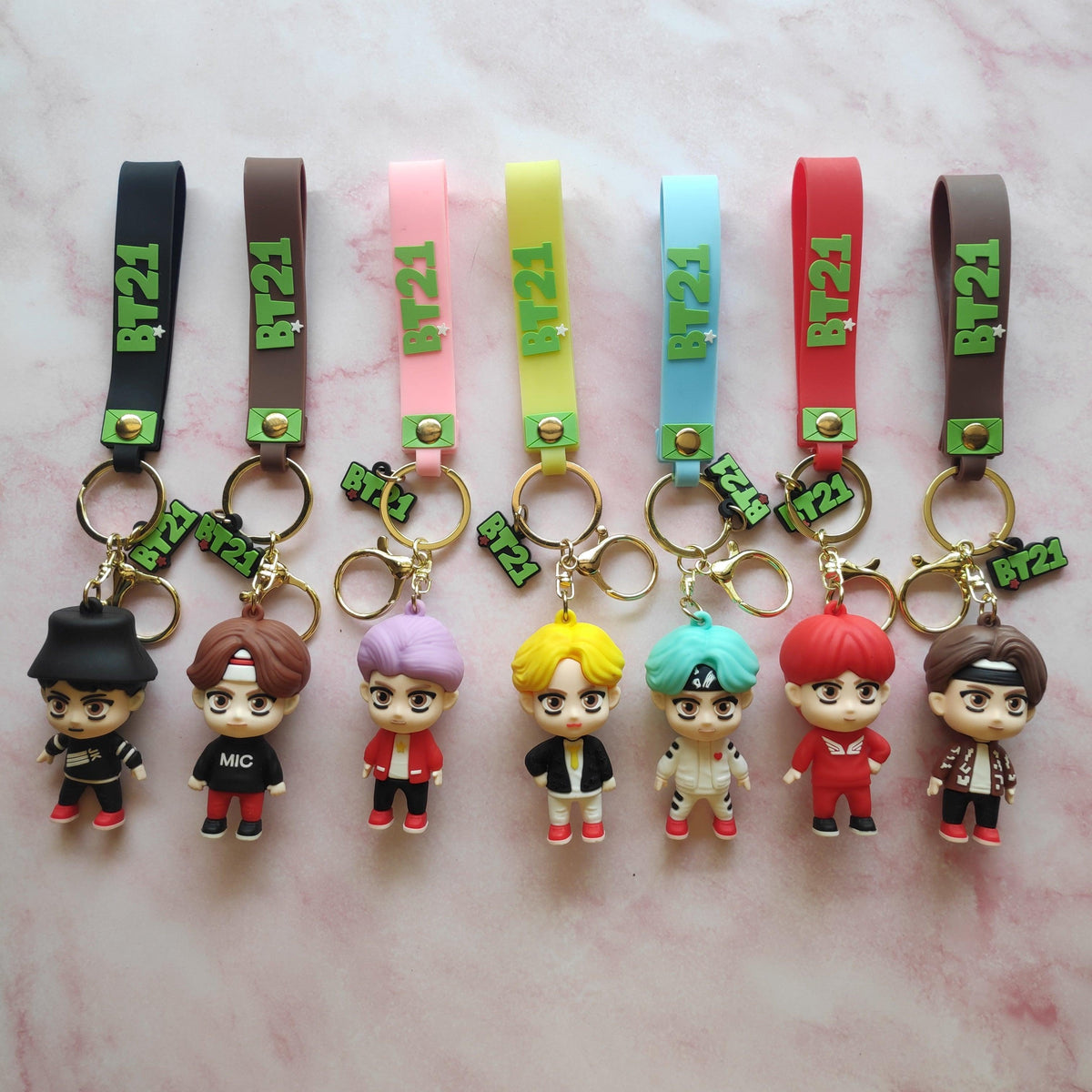 BTS Tiny Tan 3D Keychains – Styletadka