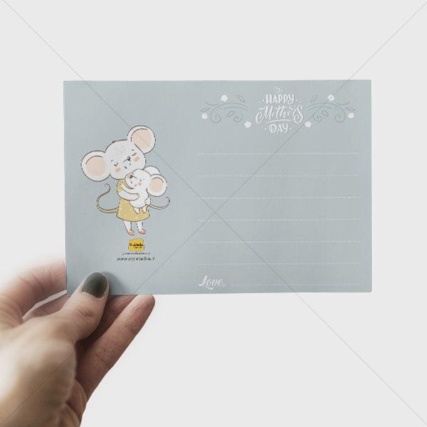 Cute Mother Mouse E-Card