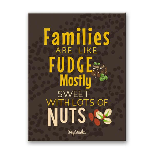 Family Fudge Magnet