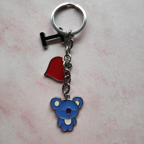 I Love BT21 Metal Keychains - Styletadka