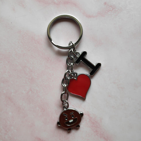 I Love BT21 Metal Keychains - Styletadka