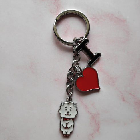 I Love BT21 Metal Keychains - Styletadka