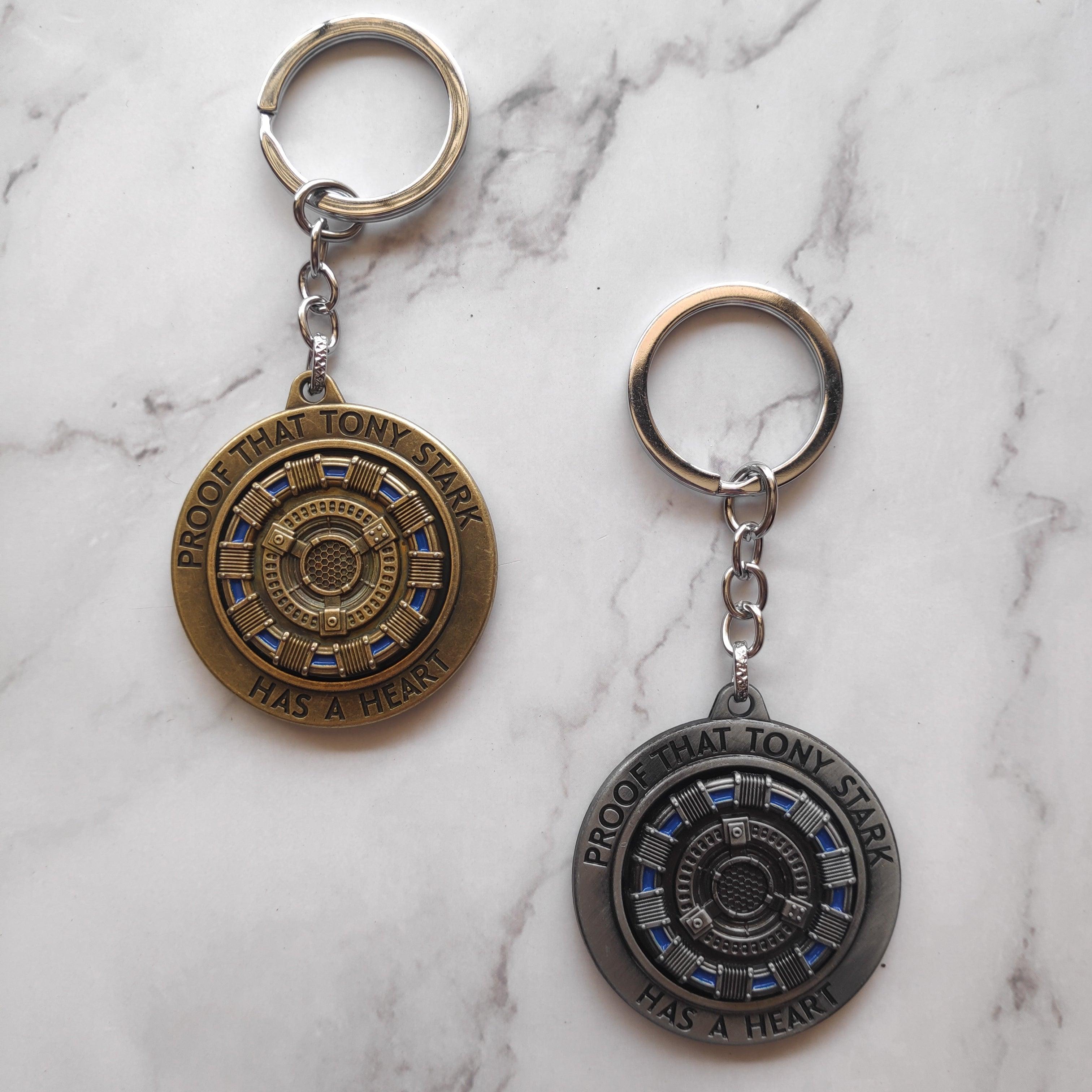 Iron man arc reactor on sale keychain