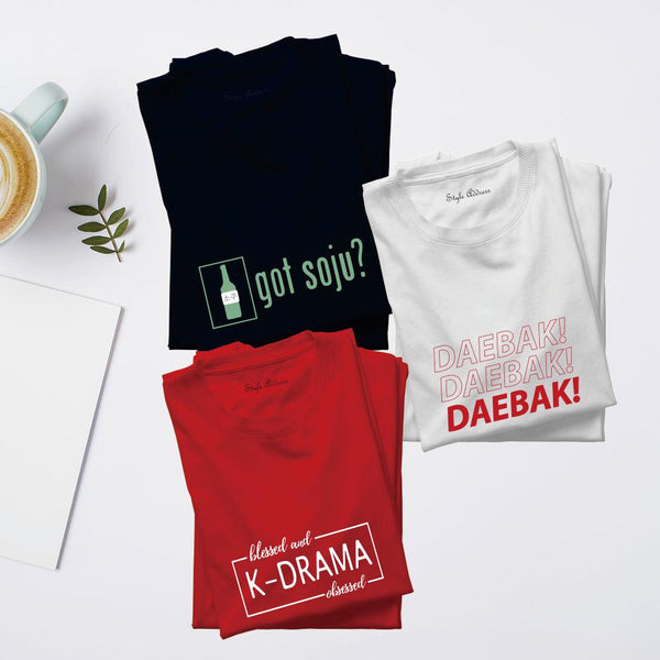 K-Drama Combo (Obsessed, Got Soju and Daebak) - Styletadka