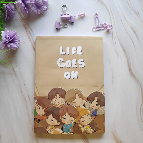 Life Goes On Notebook - Styletadka