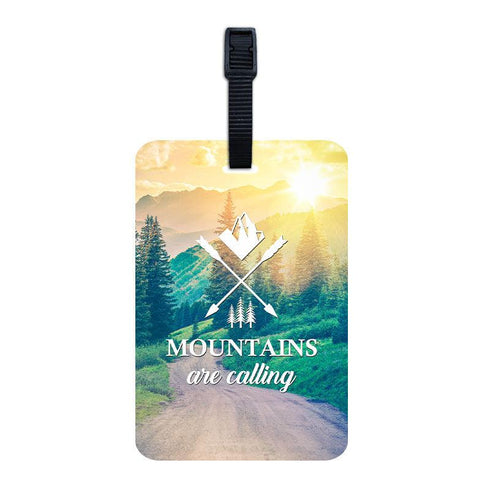 Mountains Are Calling Luggage Tag - Styletadka