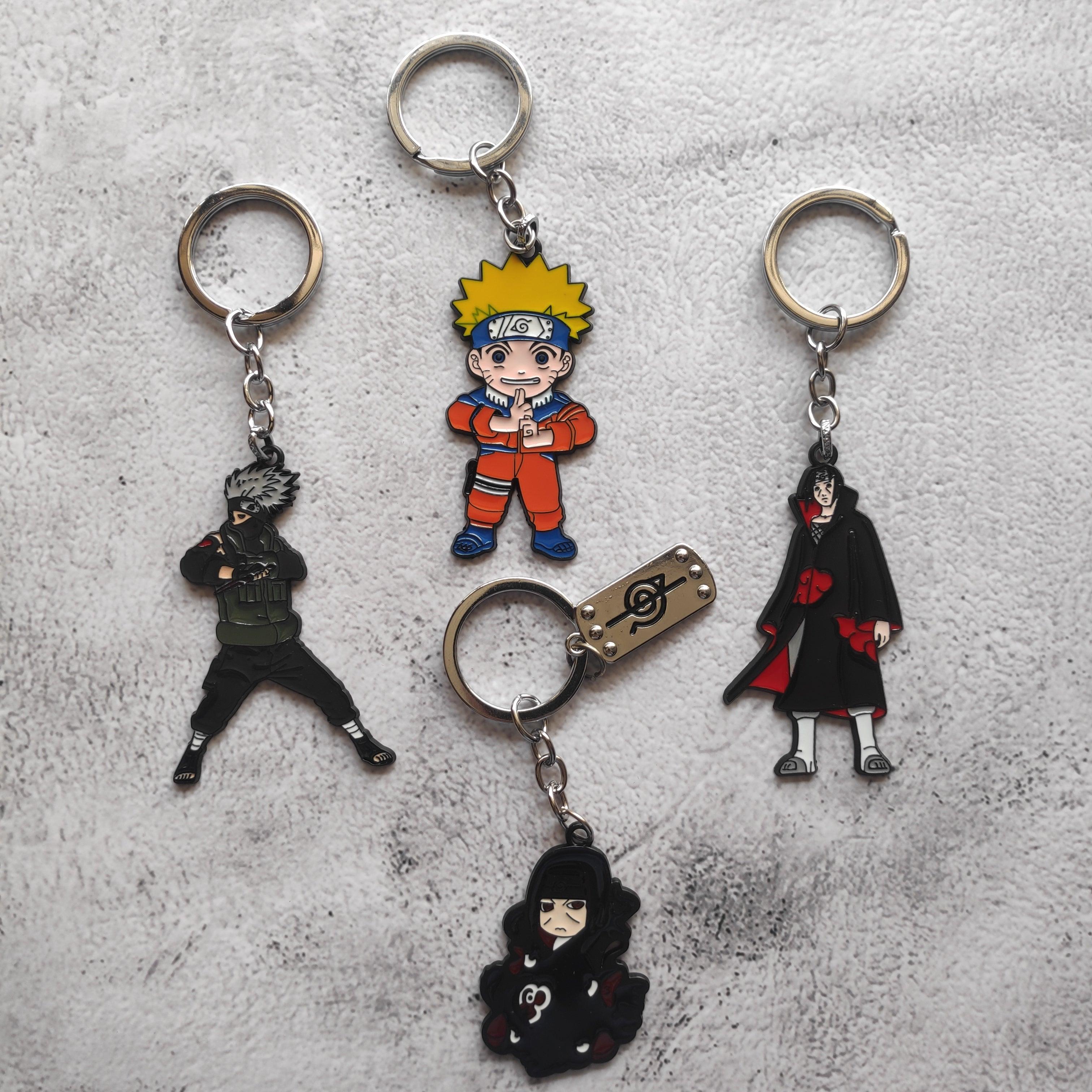 Naruto Figure Metal Keychain