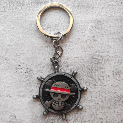 One Piece Metal Rotating Keychain - Styletadka