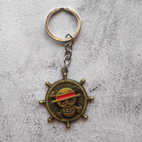 One Piece Metal Rotating Keychain - Styletadka