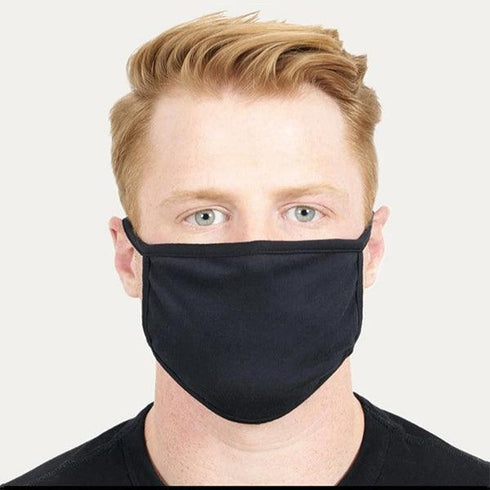 Plain Mask Set 1 (Pack of 3) - Black, Black, Navy Blue