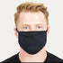 Plain Mask Set 1 (Pack of 3) - Black, Black, Navy Blue