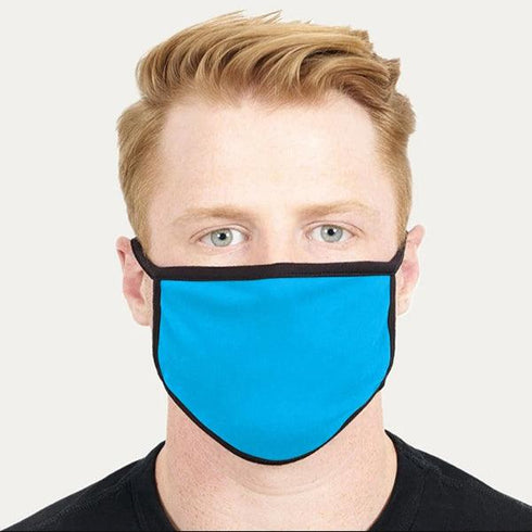 Plain Mask Set 2 (Pack of 3) - Black, Grey, Blue - Styletadka