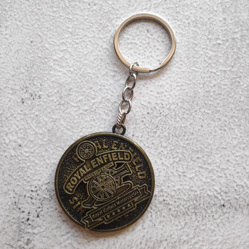 Royal Enfield Metal Rotating Keychains - Styletadka