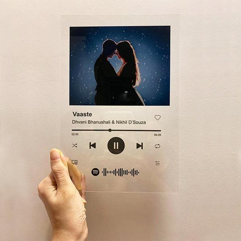 Spotify Personalised Acrylic Music Plaque - Styletadka