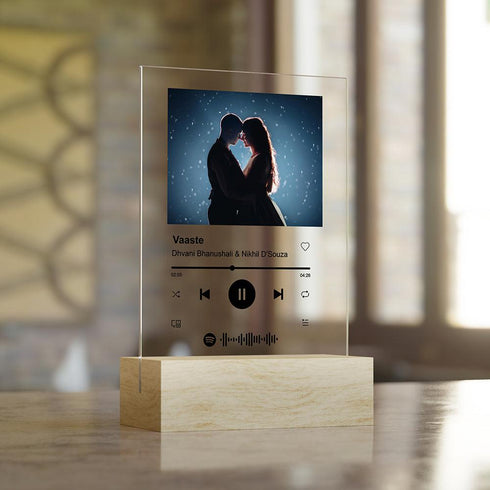 Spotify Personalised Acrylic Music Plaque - Styletadka