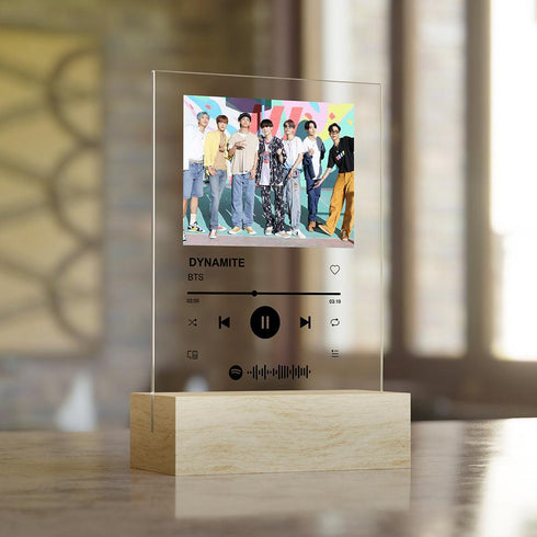 Spotify Personalised Acrylic Music Plaque - Styletadka