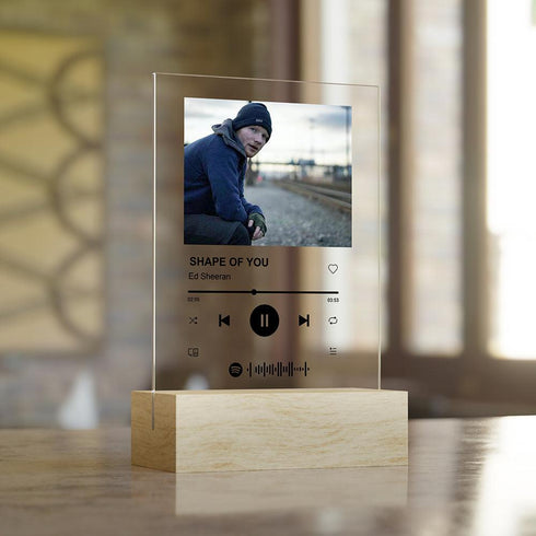 Spotify Personalised Acrylic Music Plaque - Styletadka