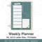 This Week - Weekly Planner Printable Download