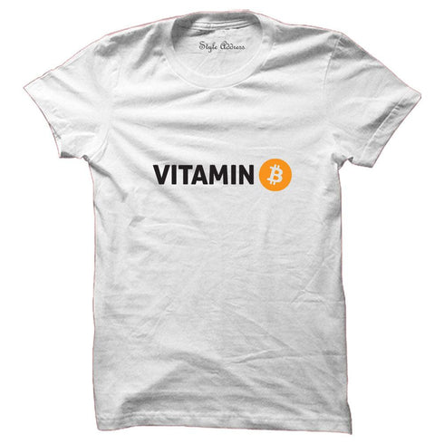 Vitamin B Bitcoin T-shirt - Styletadka