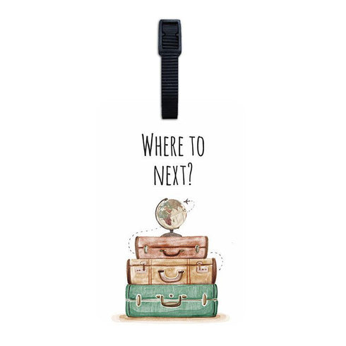 Where To Next Luggage Tag - Styletadka