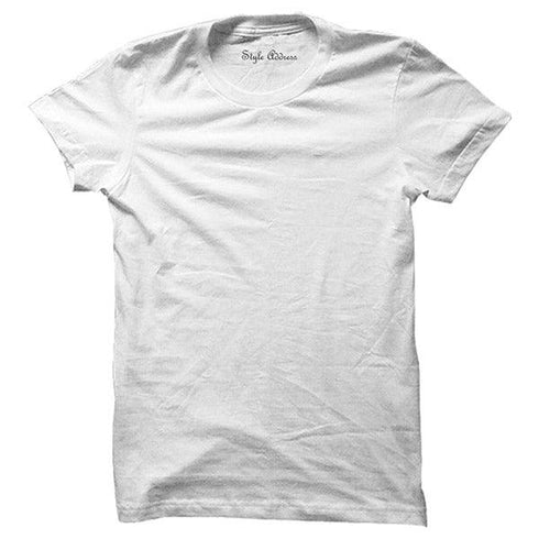 White Plain T-shirt - Styletadka