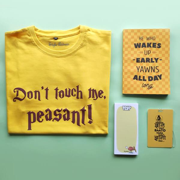 Witty Yellow Gift Box