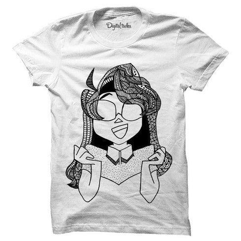 Yayy Girl Doodle T-shirt - Styletadka